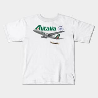 A319 Alitalia Kids T-Shirt